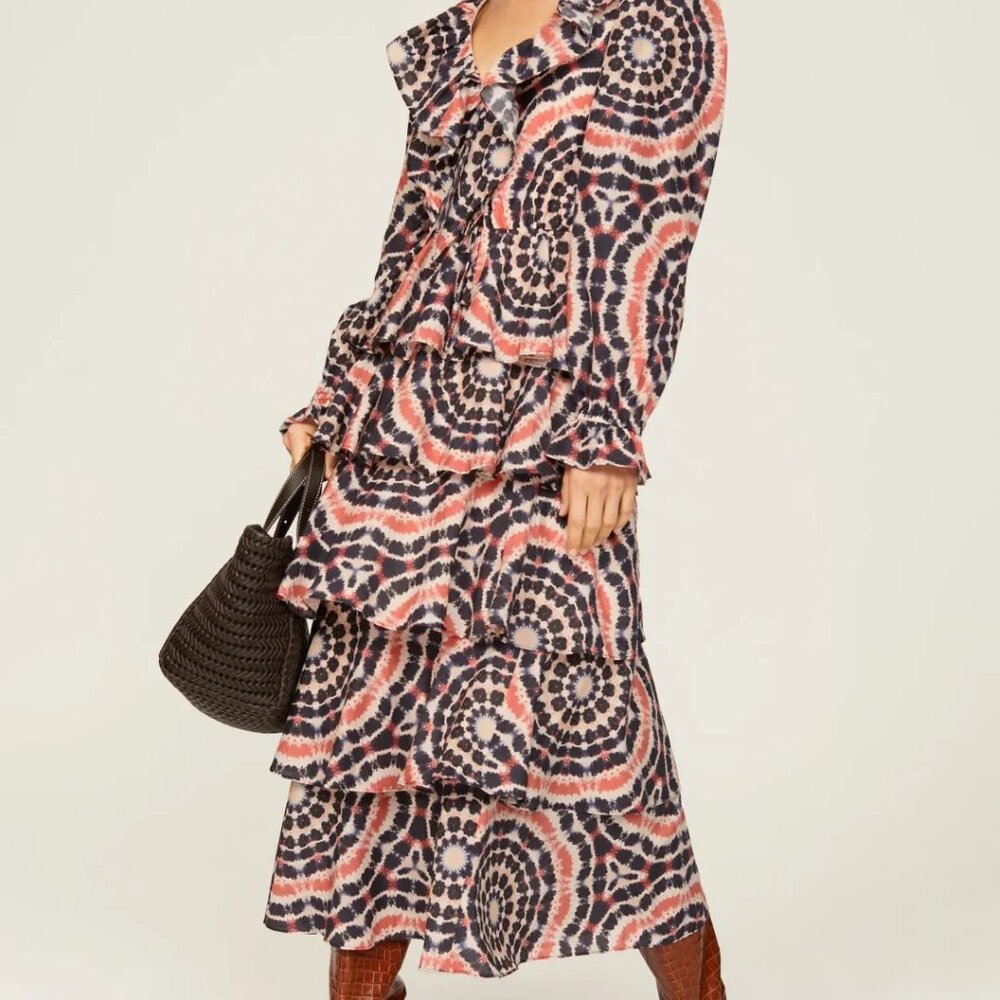 Marie Oliver Blythe Midi Dress Size Medium